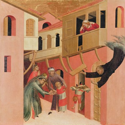 Polyptych of the Blessed Agostino Novello and Four Stories of His Life (detail) by Simone Martini